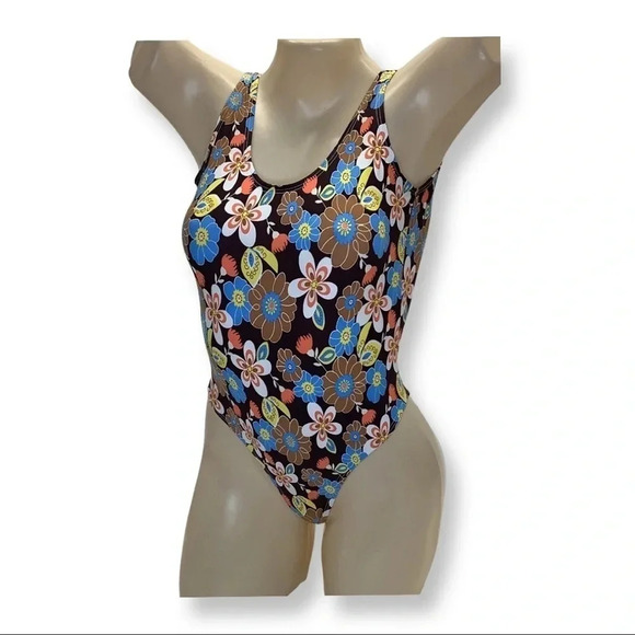 Indecent Proposal Made by Zuliana Floral Thong Bodysuit NWT - Picture 1 of 3